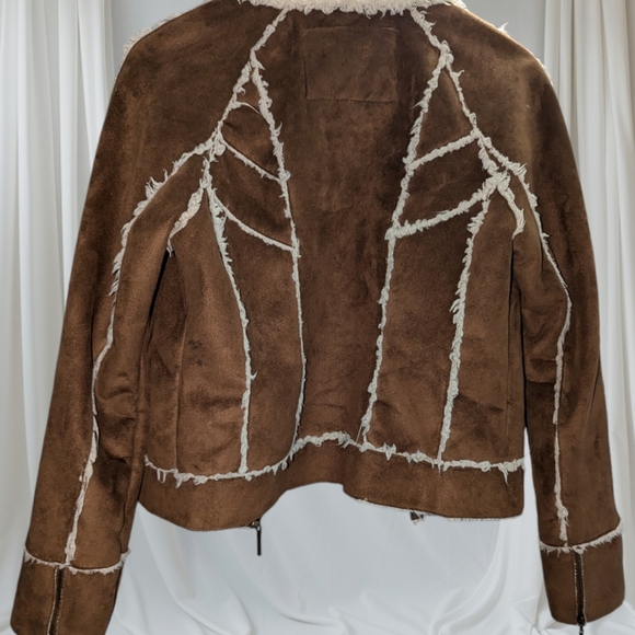 Sugarfly Suede jacket with Sherpa lining - Picture 2 of 3